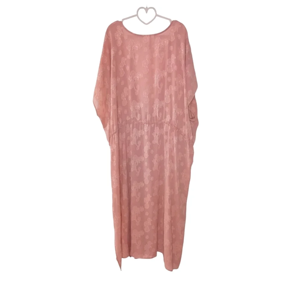 Time and Tru Rose Pink Swim Coverup Kimono